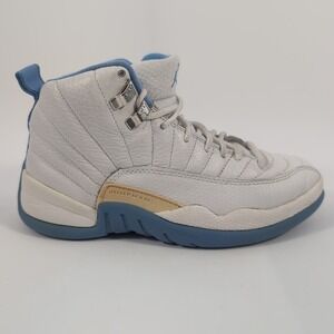 Air Jordan 12 Retro White University Blue‎ Melo 2004 Women's Size 6